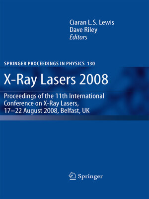cover image of X-Ray Lasers 2008